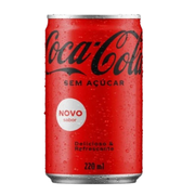 Refrigerantes: Coca-Cola Zero Mini 220ml - Refrigerantes