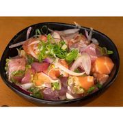 Tataki: Tataki Misto (250g) - Tataki (Ingredientes: Atum, Cebolinha, Cream Cheese, Gergelim Moído, Kani, Salmão)