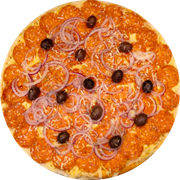 Brood: Pepperoni Especial - Pizza Pré-Assada | Grande (Ingredientes: Molho de Tomate, Muçarela, Pepperoni, Cebola Crua, Parmesão Ralado, Azeitonas, Orégano)