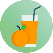 Sucos: Laranja C/ Abacaxi - Suco Copo (Ingredientes: Suco)