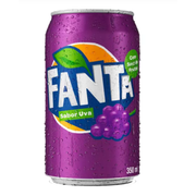 Refrigerantes: Fanta Uva 350ml - Fanta Uva 350ml Lata