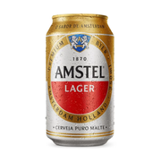 Cervejas: Amstel Lata 350ml - Cerveja