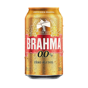 Cervejas sem álcool: Brahma Zero Lata - 350ml