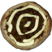Esfihas: carne de sol cream chesee c/banana da terra - Esfihas (Ingredientes: banana da terra, carne de sol, mussarela, orégano)