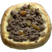 Esfihas: carne marinada ao suco de limão - Esfihas (Ingredientes: mussarela)