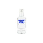 Miniaturas: Vodka Absolut 50ml - Embalagem de vidro 50ml