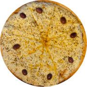 Clássicas: 3 Queijos - Pizza Grande (Ingredientes: Mussarela, Provolone, Requeijão)
