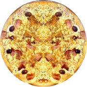 Clássicas: Siciliana - Pizza Grande (Ingredientes: Alho Frito, Bacon, Champignon, Mussarela)