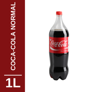 Refrigerantes: Coca Cola Normal 1L - Bebidas
