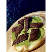 Gourmet: PISTACHE COM BROWNIE - Pizza Doce (Ingredientes: Creme de pistache, Pedaços de brownie)