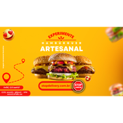 Sanduiches Artesanais: Stopsalada Artesanal - Sanduiches Artesanais (Ingredientes: Hamburguer Caseiro 130g, molho artesanal, ovo, pão brioche, presunto peru, Queijo Cheddar, verduras)