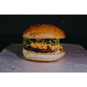 Lanches: Cheese Burguer - Lanche (Ingredientes: Alface, Cheddar, Hambúrguer 140g, Maionese da Casa, Muçarela, Pão de Hamburguer, Tomate)