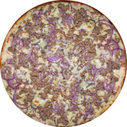 Brood: Atum e Cebola - Pizza Assada | Grande (Ingredientes: Molho de Tomate, Muçarela, Atum, Cebola Crua, Orégano)