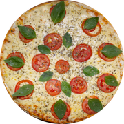 Brood: Marguerita - Pizza Assada | Grande (Ingredientes: Molho de Tomate, Muçarela, Tomate, Manjericão Fresco, Orégano)
