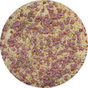 Brood: Bacon e Presunto - Pizza Assada | Grande (Ingredientes: Molho de Tomate, Muçarela, Bacon, Presunto, Orégano)