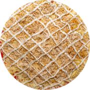 Brood: Frango e Catupiry - Pizza Pré-Assada | Grande (Ingredientes: Molho de Tomate, Muçarela, Frango Desfiado, Catupiry, Orégano)