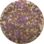 Brood: Atum e Cebola - Pizza Pré-Assada | Grande (Ingredientes: Molho de Tomate, Muçarela, Atum, Cebola Crua, Orégano)