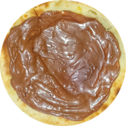 Doces: Chocolate ao leite - Pizza Pequena (Ingredientes: Chocolate ao Leite, Mussarela)