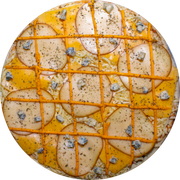 Brood: 5 Queijos - Pizza Pré-Assada | Grande (Ingredientes: Cheddar, Gorgonzola, Muçarela, Queijo Prato, Provolone)