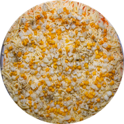 Brood: Palmito e Milho - Pizza Pré-Assada | Grande (Ingredientes: Molho de Tomate, Muçarela, Palmito, Milho, Orégano)