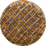 Brood: Filé Cheddar e Catupiry - Pizza Pré-Assada | Grande (Ingredientes: Molho de Tomate, Muçarela, Iscas de Filé, Cheddar Catupiry, Catupiry, Orégano)
