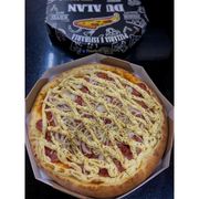 Promocionais: CALABRESA C/ CATUPIRY - Pizza (Ingredientes: Azeitonas, Calabresa, Catupiry Original, Cebola, Molho de tomate artesanal, Orégano)
