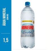 Mercearia: Agua Mineral S/gás Mineiro Cristal 1,5L - 1,5L