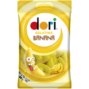 Doces e outros: Dori Gelatina BANANA 60 g - Dori Gelatina BANANA 60 g.