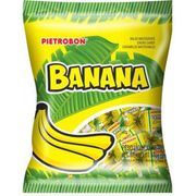 Doces e outros: Bala de banana, 4 unidades - Bala de banana