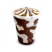 Sobremesas: Sundae Fort Super 300ml - Sorvete de chocolate, calda de chocolate, chantilly e castanha granulada