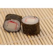 Hossomaki: Kani Kama 08 Peças - Enrolado de Alga, Arroz, Kani Kama, Cheese e Cebolinha