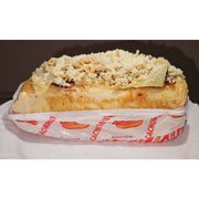 Sanduíches: Kikão Especial - Hambúrguer (Ingredientes: Pão Massa Fina, Salsicha, Bacon, Queijo, Molho Vermelho, Salada de Repolho, Queijo Ralado, Batata Palha)