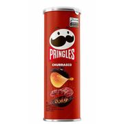 Salgados: Pringles Churrasco 105g - Batata sabor Churrasco