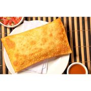 PASTEL SALGADO: PASTEL 4 QUEIJOS - PASTEL DO MESTRE (Ingredientes: catupiry, coalho, gorgonzola, mussarela)