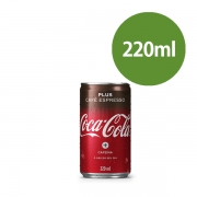 Refrigerante: coca cola lata 220ml - Não é de café.
