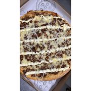 Pizzas Premium (Personalizável): Carne de Sol Premio - Pizzas Premium (Personalizável) (Ingredientes: Bacon, Cream Cheasse, Molho de tomate, Mussarela, Orégano)