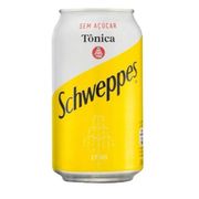Refrigerantes: Schweppes Tônica Zero Lata 350ml - Refrigerantes