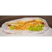 Sanduíches: X Egg Dog - Hambúrguer (Ingredientes: Pão Massa Fina, Salsicha, Queijo, Ovo, Alface, Tomate, Cebola, Salada de Repolho, Batata Palha)