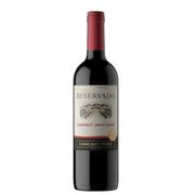 Vinhos: Vinho Concha Y Toro Reservado Cabernet Sauvignon 750ml - Vinho chileno fino tinto seco de mesa, elaborado com uvas viníferas da variedade Cabernet Sauvignon.