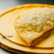 Pastéis Especiais: Tijuana (Mexicano) - Pastel G (Ingredientes: Carne, Queijo, Calabresa, Pimentão, Pimenta Calabresa)
