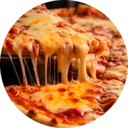 Premium: Alcatra Barbecue - Pizza MEDIA (Ingredientes: Molho Barbecue, Molho de Tomate, Mussarela, Orégano, Tiras de Alcatra)