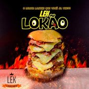 Lanche: Xis Lek Lokão - Lanche (Ingredientes: 3 Hamburguer Caseiro, 3 Presunto, 3 Queijo Fatiado, Bacon 125g, Batata Palha, Calabresa, Coraçãozinho de Frango, Ovo)