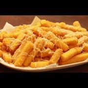 Porções: Polenta + Queijo - Média (Ingredientes: Polenta com queijo, Queijo)