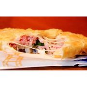 Pastel: Pastel Queijo e Presunto - Pastel (Ingredientes: Presunto, Queijo)