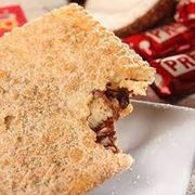 Pastel: Pastel de Prestígio - Pastel Doce (Ingredientes: Barra de Prestígio)