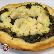 Esfihas gourmet: ESCAROLA COM CATUPIRY E PALMITO - Esfiha salgada (Ingredientes: Catupiry, Escarola temperada ao alho frito, Massa especial de esfiha, Palmito)
