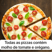 Salgadas: CHEDDAR - Pizza Grande (Ingredientes: Azeitona Verde, Cheddar, MOLHO DE TOMATE, Orégano)