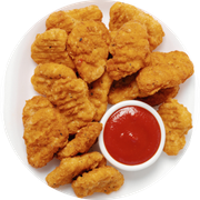 Pequena: Chicken (Nuggets) P 150g - Porção (Ingredientes: Chicken, Maionese Caseira, Katchup)