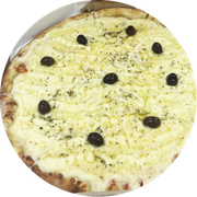 Tradicionais: Catupiry - Pizza Grande (Ingredientes: Azeitonas, Cobertura Catupiry, Orégano)