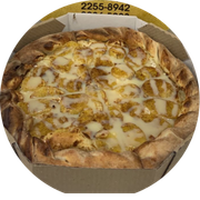 Doces: Banana com Leite Condensado - Pizza Grande (Ingredientes: Banana, Canela, Leite Condensado)